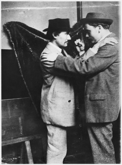 Andre Gide and Paul Albert Laurens, Biskra, Algeria by French Photographer
